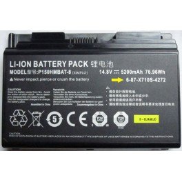 Clevo 6 87 X710S 4J7 Laptop Battery